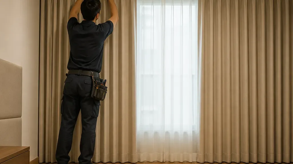 안방커튼이 필요한 신호 예시