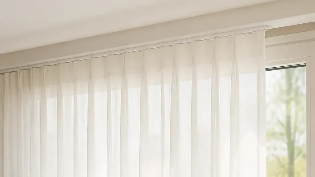 커튼 레일 설치가 필요한 상황 예시