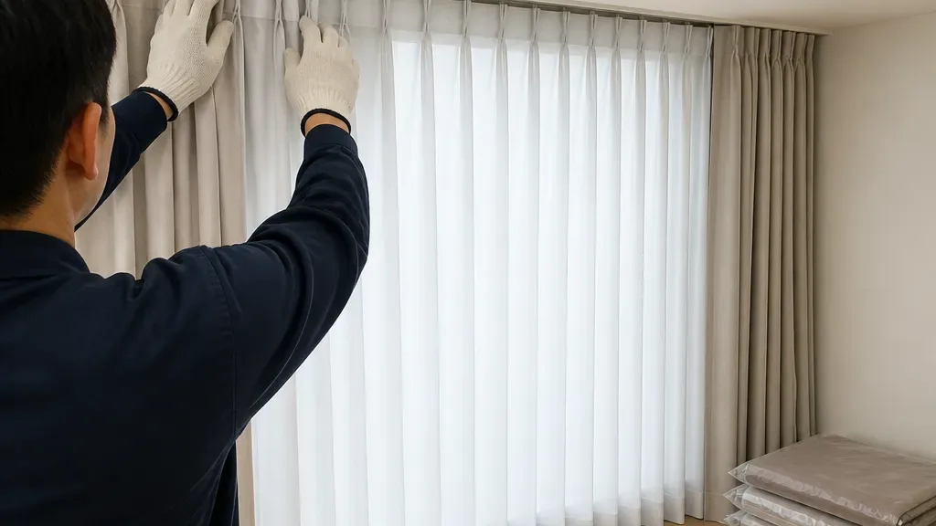 호텔식커튼이 필요한 창가 예시