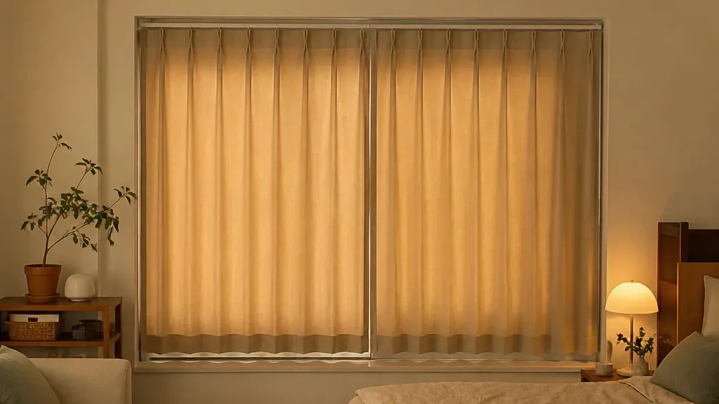 안방커튼이 필요할 때의 창가 모습