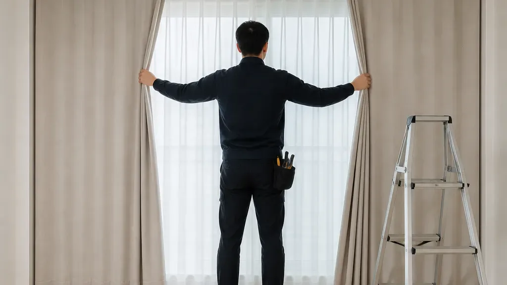 형상기억커튼이 필요할 때의 창가 모습