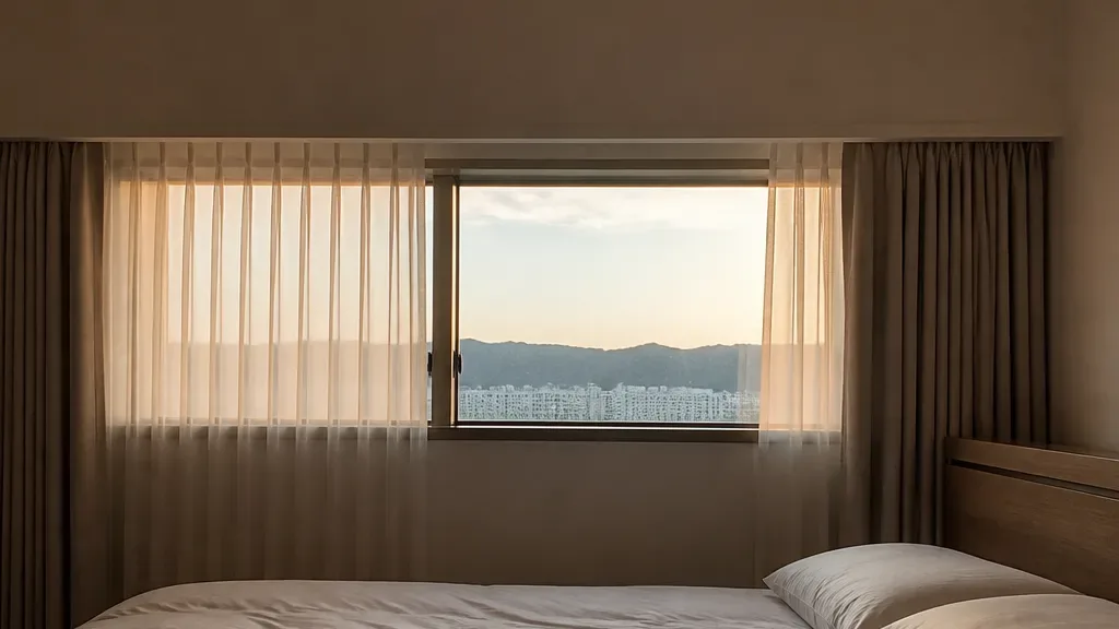 호텔식커튼이 필요한 상황 예시