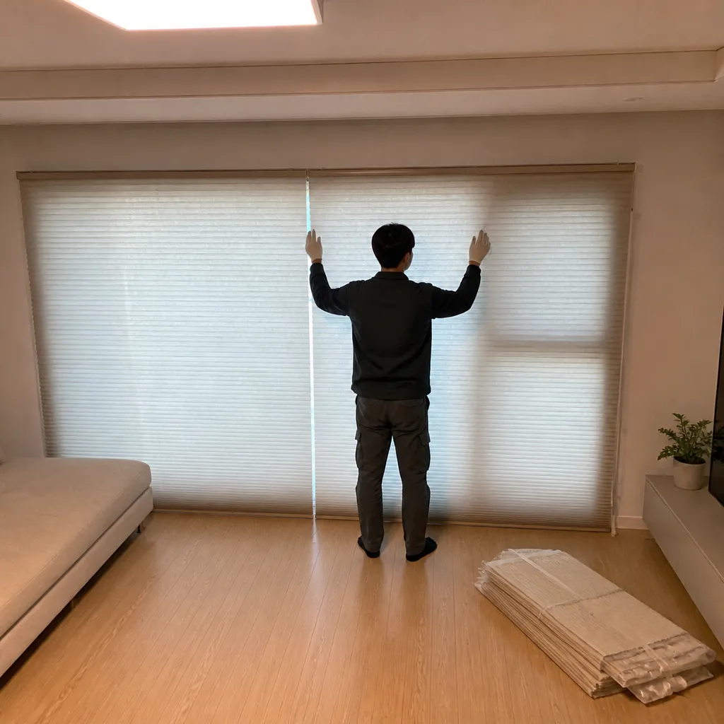 거실블라인드 현장 사진