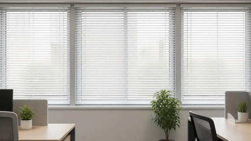 알루미늄블라인드가 필요한 창가 예시