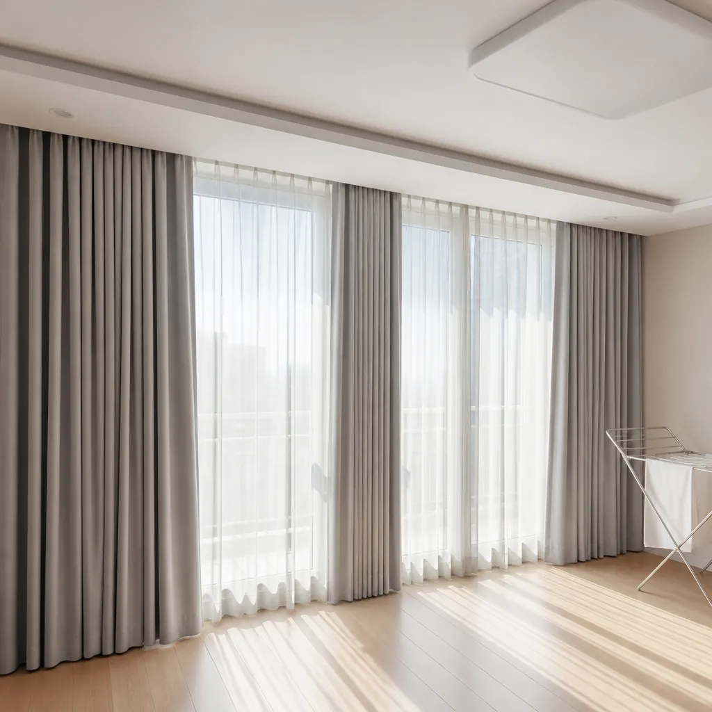 신혼집 커튼 현장 사진