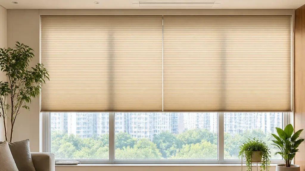 전동블라인드가 필요한 창가 예시