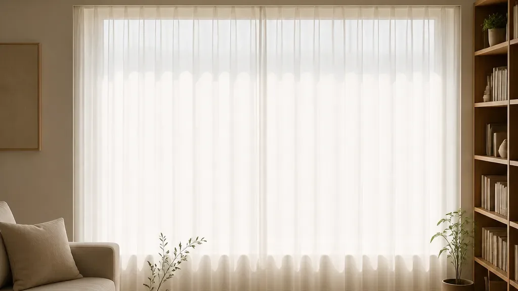 거실커튼이 필요한 신호 예시