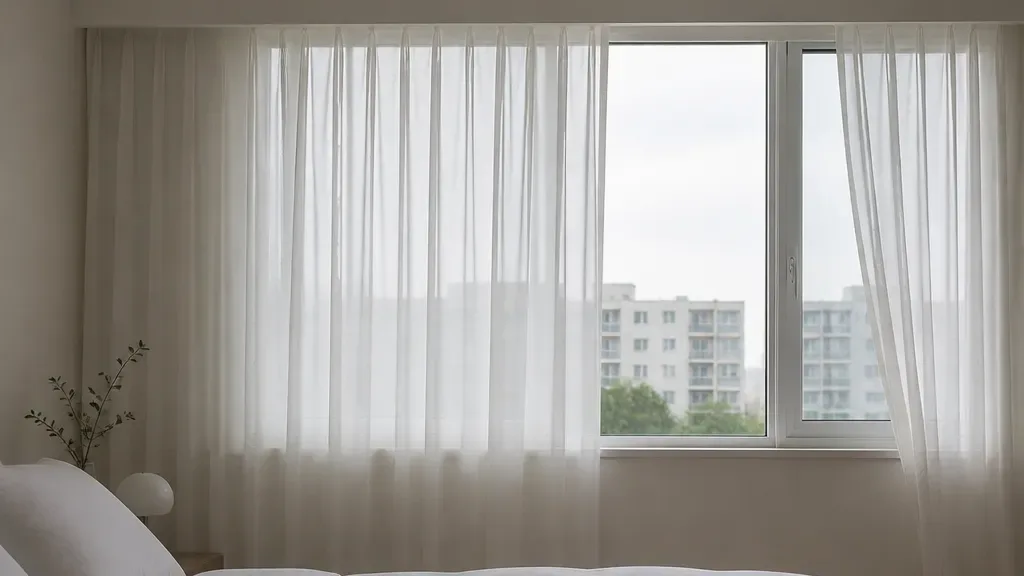 쉬폰커튼이 필요한 순간 예시