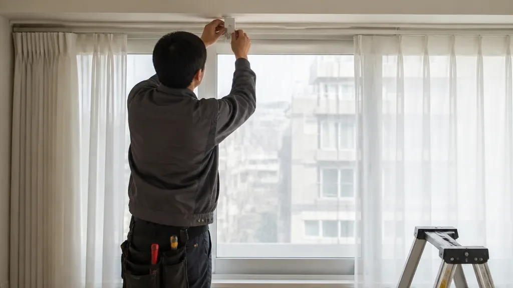 쉬폰커튼이 필요한 창가 예시