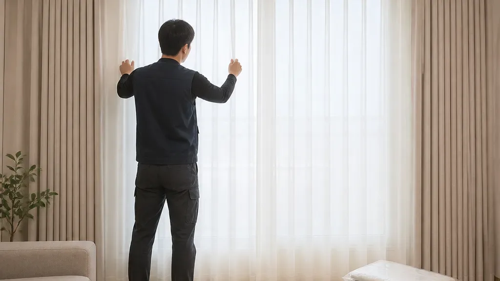거실커튼이 필요한 순간 예시