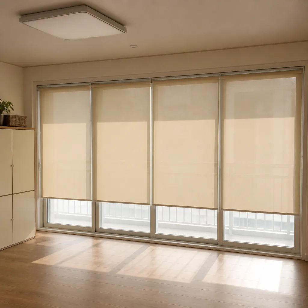 방염블라인드 시공 현장