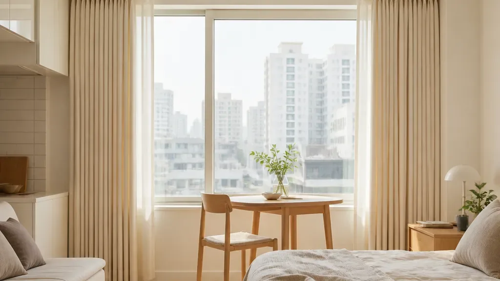 맞춤커튼이 필요한 창가 예시