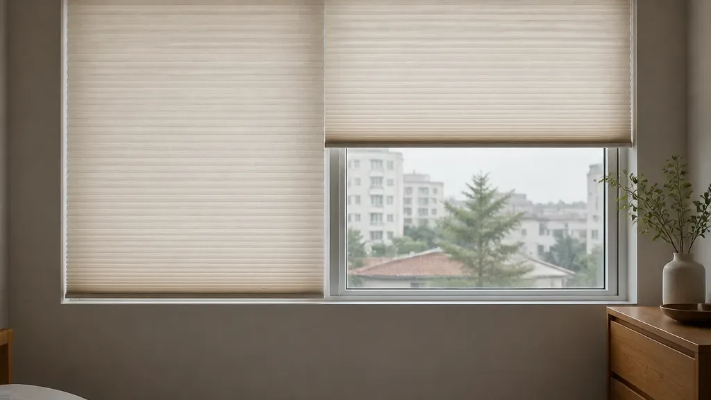 방염블라인드가 필요할 때의 창가 모습