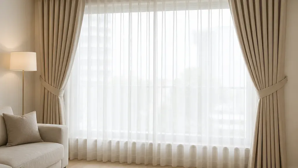 안방커튼이 필요한 창가 예시
