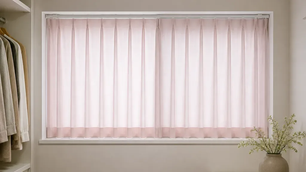커튼 레일 설치가 필요한 창가 예시