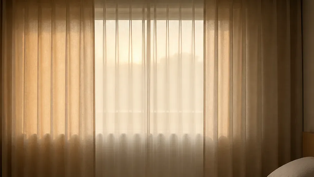 방한커튼이 필요할 때의 창가 모습