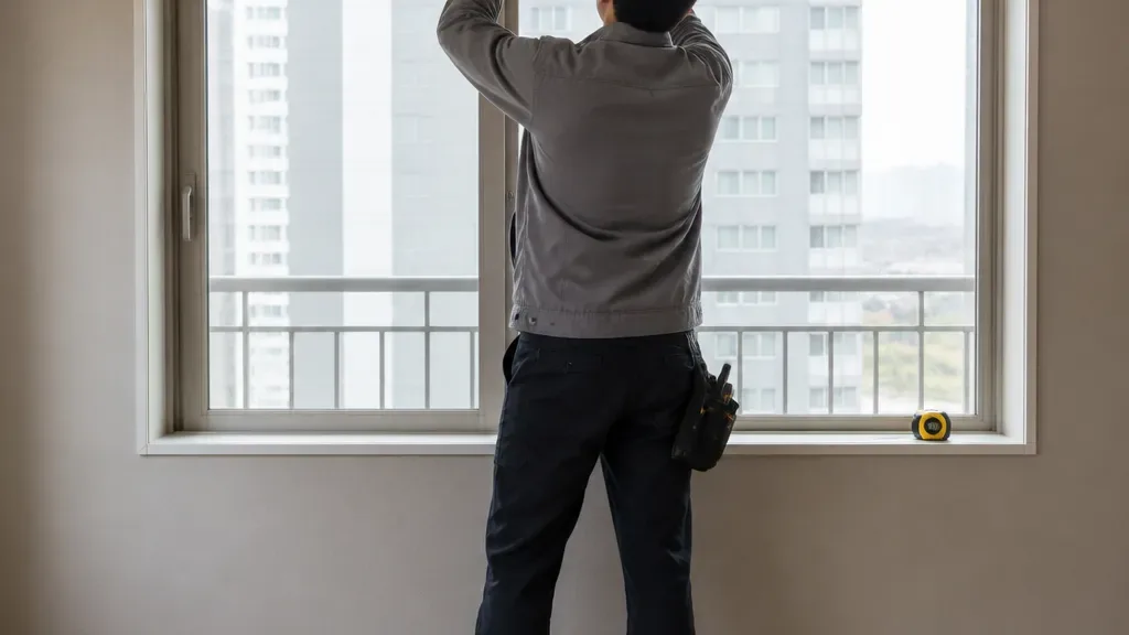 입주블라인드가 필요한 신호 예시