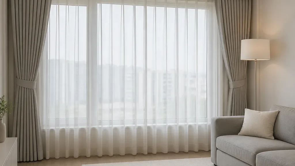맞춤커튼이 필요한 창가 예시