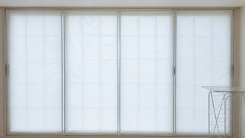 방한커튼이 필요한 창가 예시