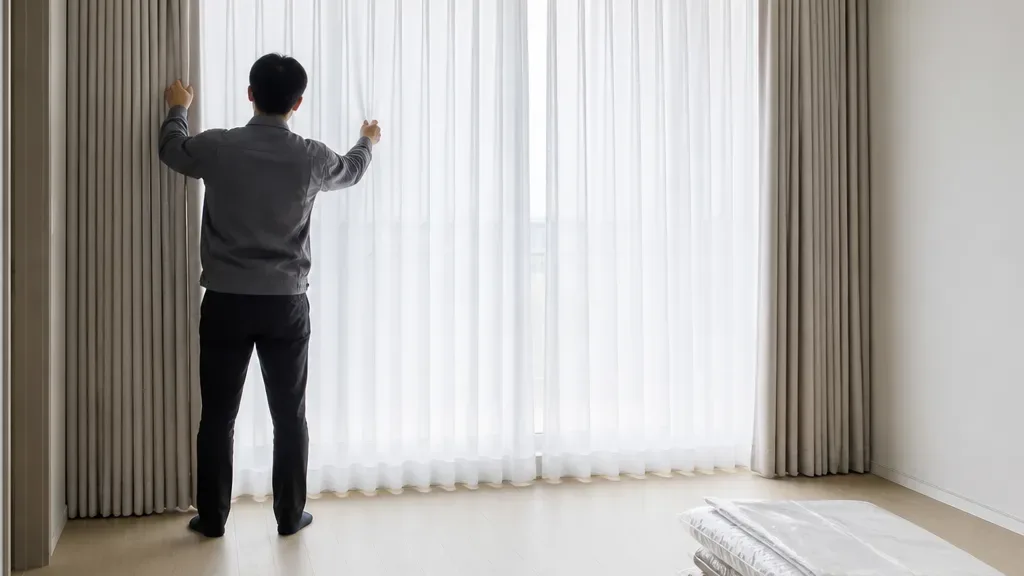 신혼집 커튼이 필요한 순간 예시