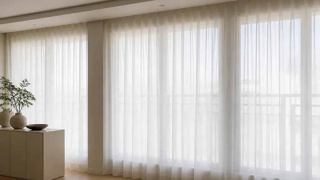 린넨커튼이 필요한 창가 예시