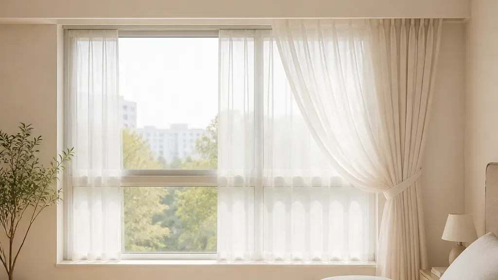 쉬폰커튼이 필요한 상황 예시