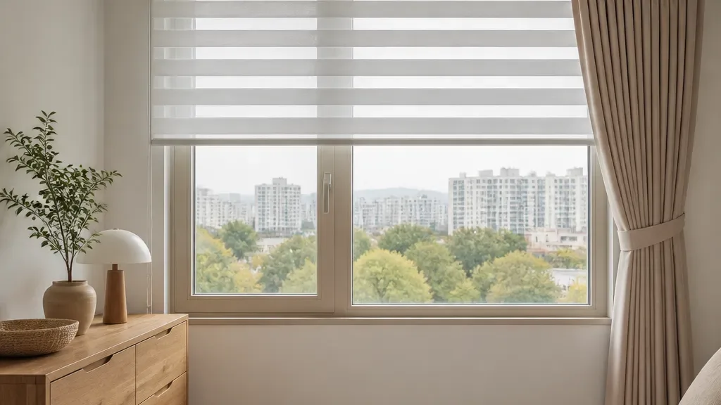 사무실블라인드가 필요한 창가 예시