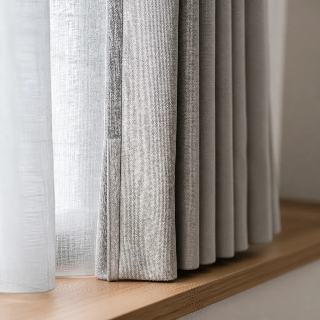 이중커튼 시공 현장